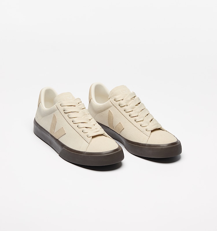 veja baskets campo su&egrave;de beige cp0320805 Top view