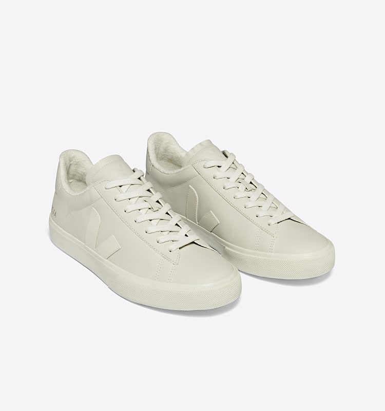 veja baskets campo-winter cuir blanc cw0503328 Top view