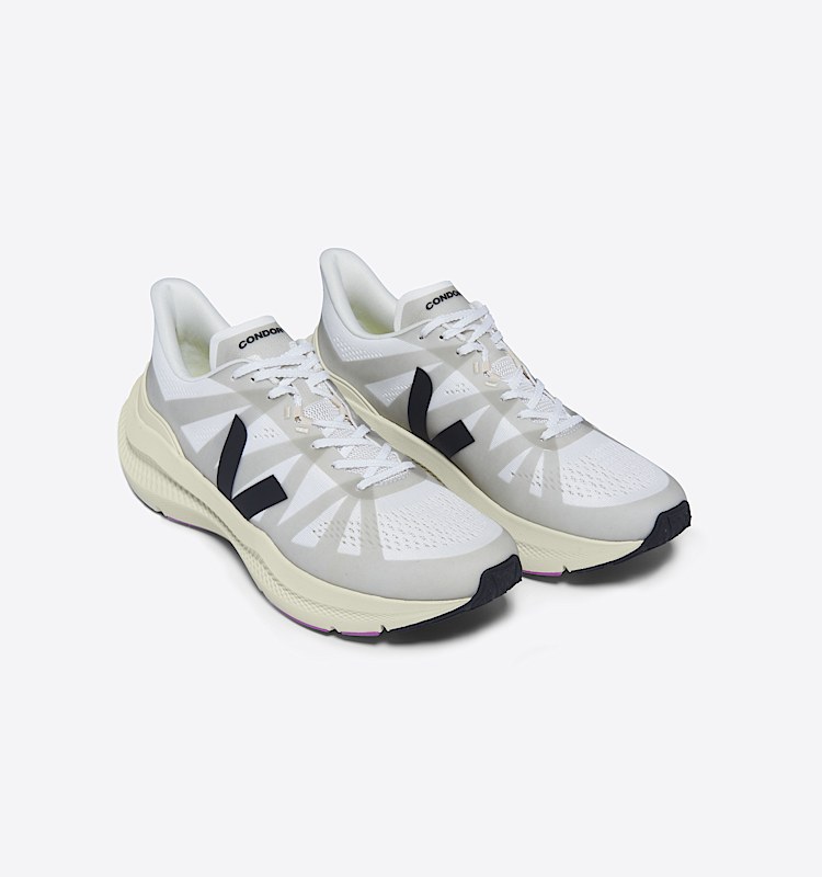 veja baskets condor-3 recycl&eacute; blanc cc2803578 Top view