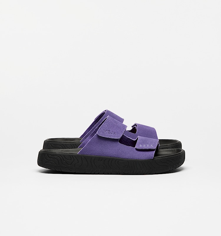 veja baskets etna su&egrave;de violet sa3220677 Lateral view