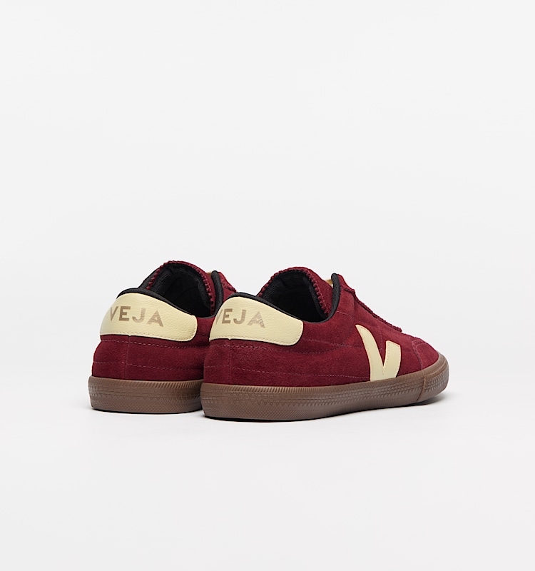 veja baskets panenka su&egrave;de rouge fu0320897 Back view
