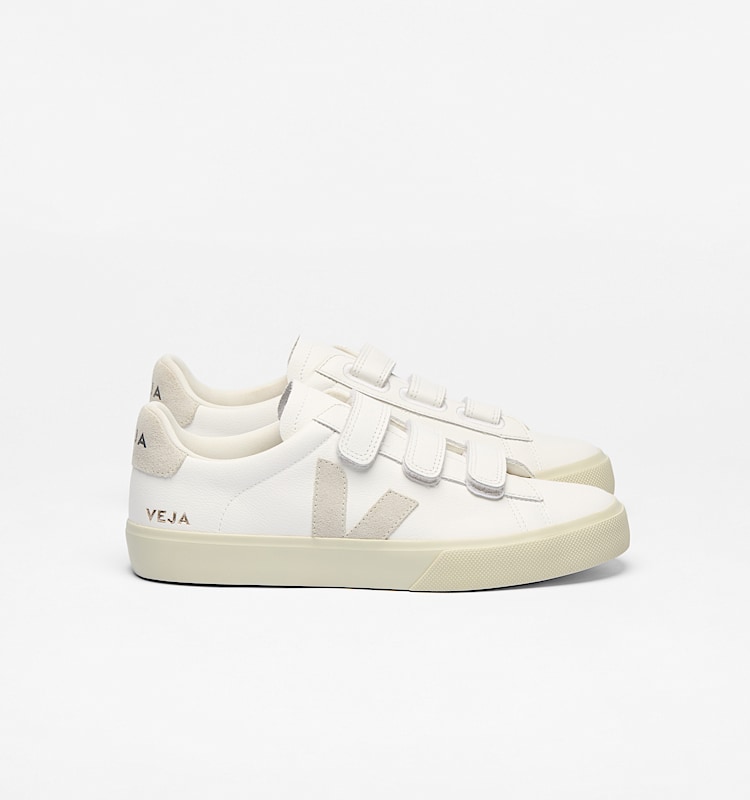 veja baskets recife-logo cuir blanc rc0502919 Lateral view