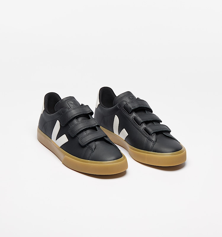 veja baskets recife-logo cuir noir rc0503698 Top view