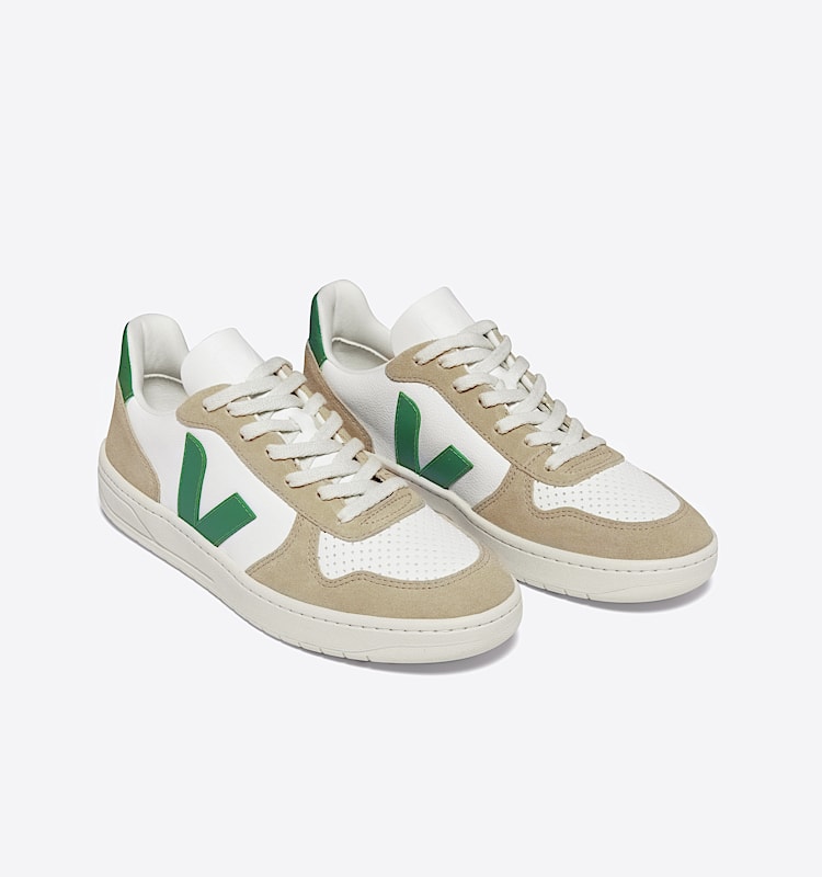 veja baskets v-10 cuir blanc vx0503146 Top view