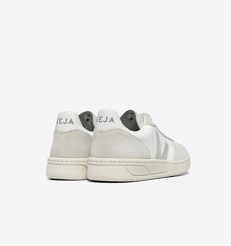 veja baskets v-10 recycl&eacute; blanc vx0102499 Back view