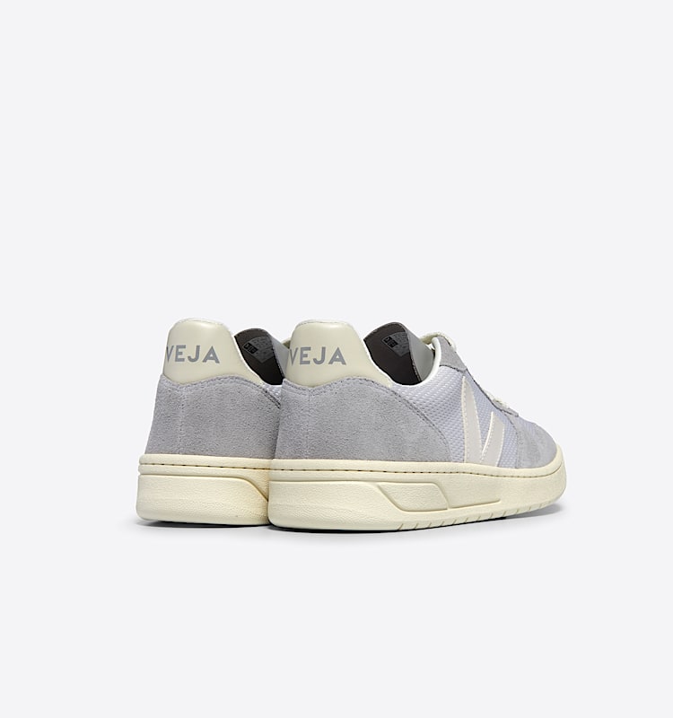 veja baskets v-10 recycl&eacute; gris vx1803674 Back view