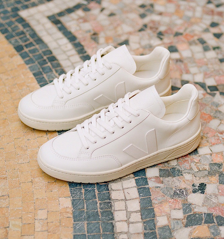 veja baskets v-12 cuir blanc xd0202297