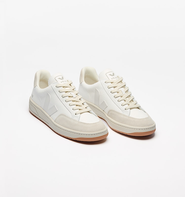 veja baskets v-12 recycl&eacute; blanc xd1703124 Top view