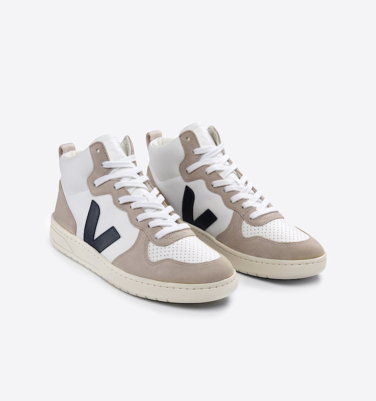 veja baskets v-15 cuir blanc vq0503116 Top view