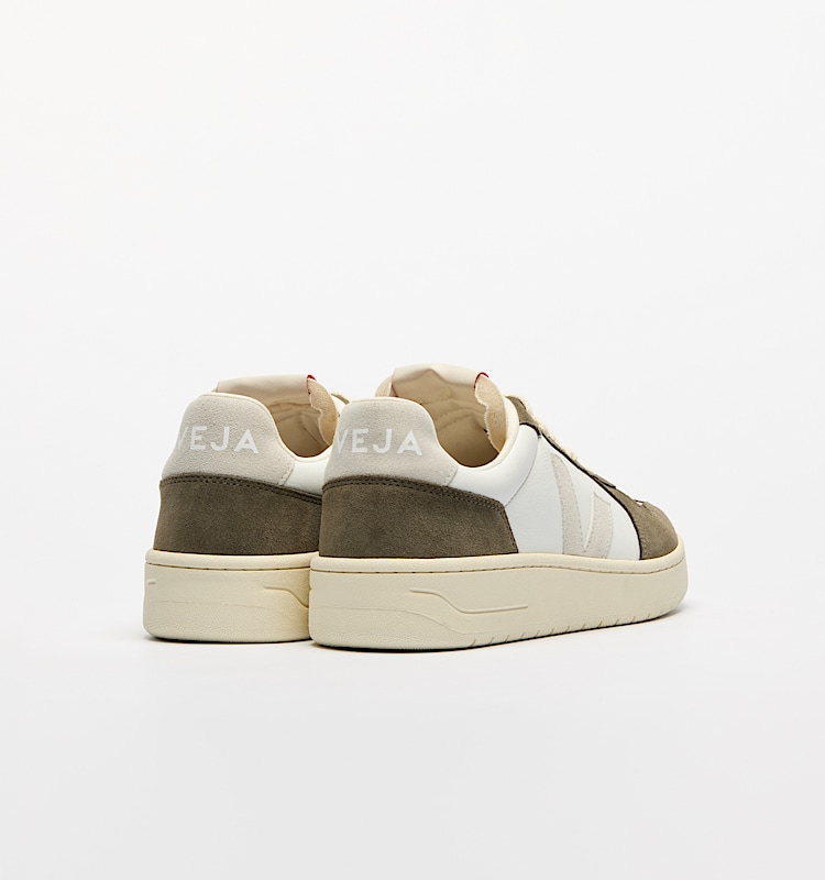 veja baskets v-82 cuir-biologique blanc ve3320757 Back view