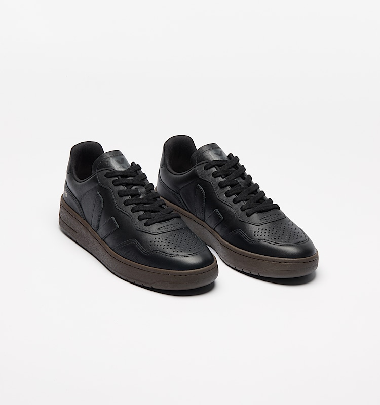 veja baskets v-90 cuir noir vd2020932 Top view