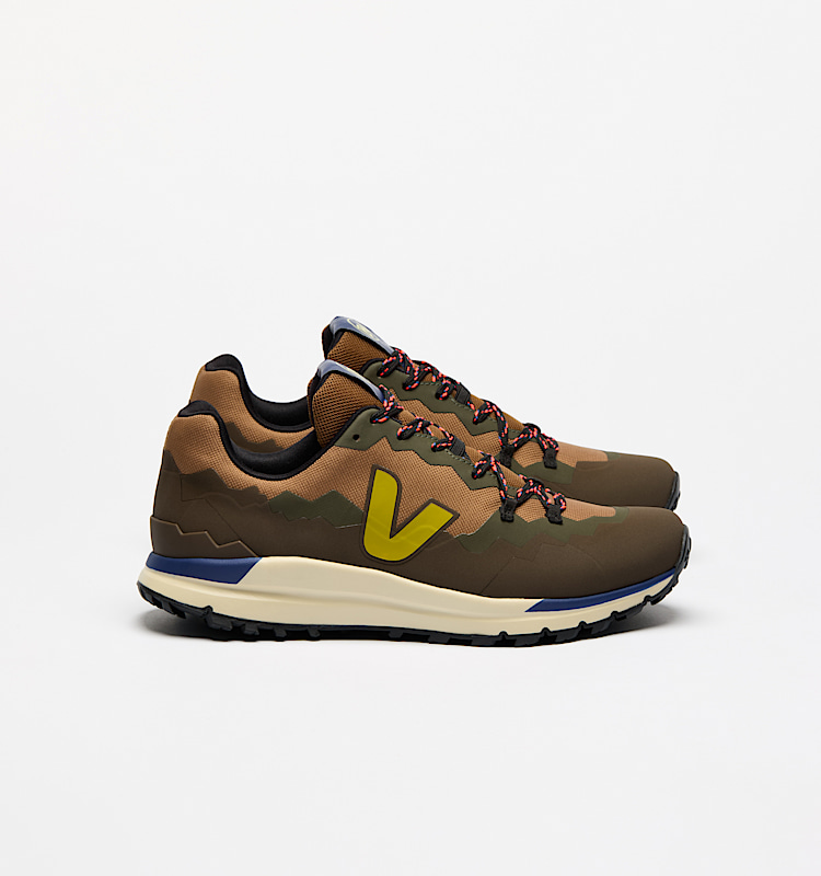 veja baskets veja-x-buff recycl&eacute; marron bu2320719 Lateral view