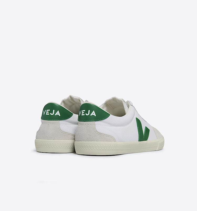 veja baskets volley coton-biologique blanc vo0103525 Back view