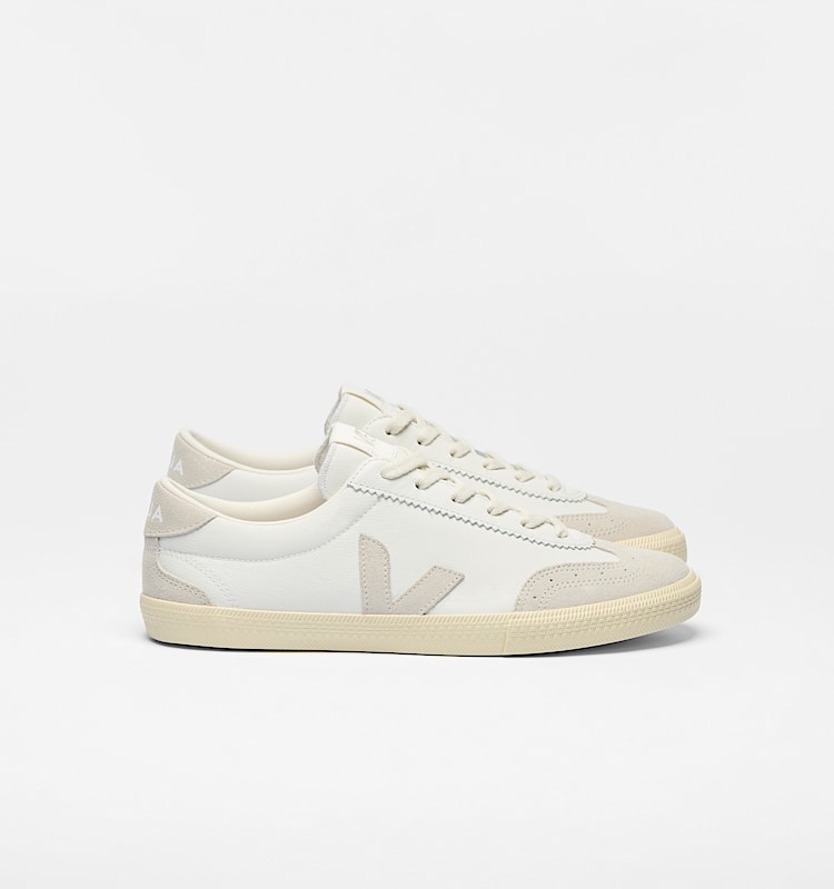 veja baskets volley cuir blanc vo2003852 Lateral view