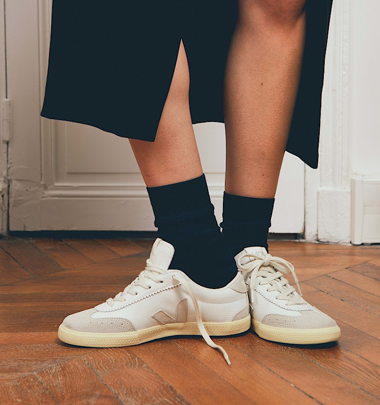 veja baskets volley cuir blanc vo2003852