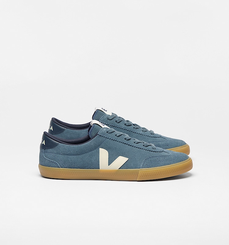 veja baskets volley su&egrave;de bleu vo0320886 Lateral view