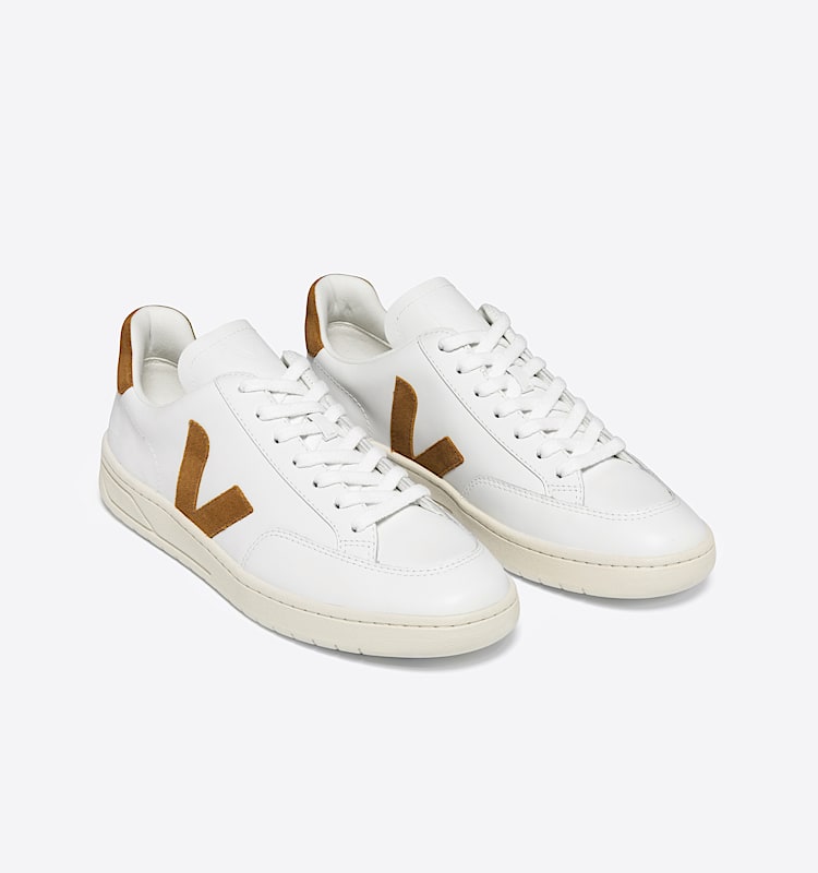veja v-12 cuir blanc xd0202322