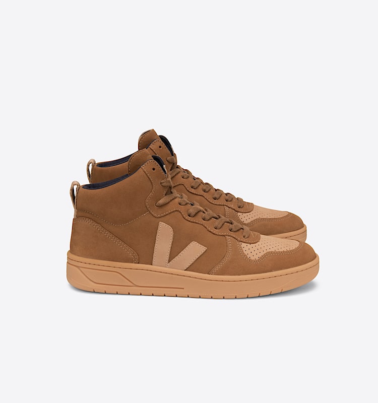 veja v-15 nubuck marron vq1302616